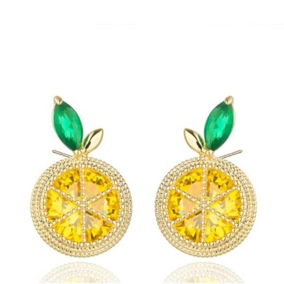 Anthropologie Jewelry - Anthro Orange Earrings